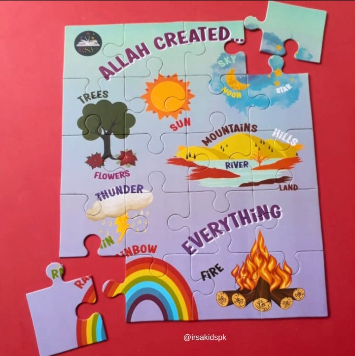 Allah Created Everything - 20 Piece Puzzle
